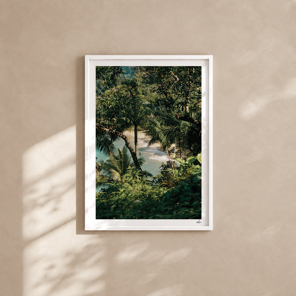Brazil Fine Art Print - Ubatuba Hidden Beach | Analog Film Photography | Tropical Wall Art