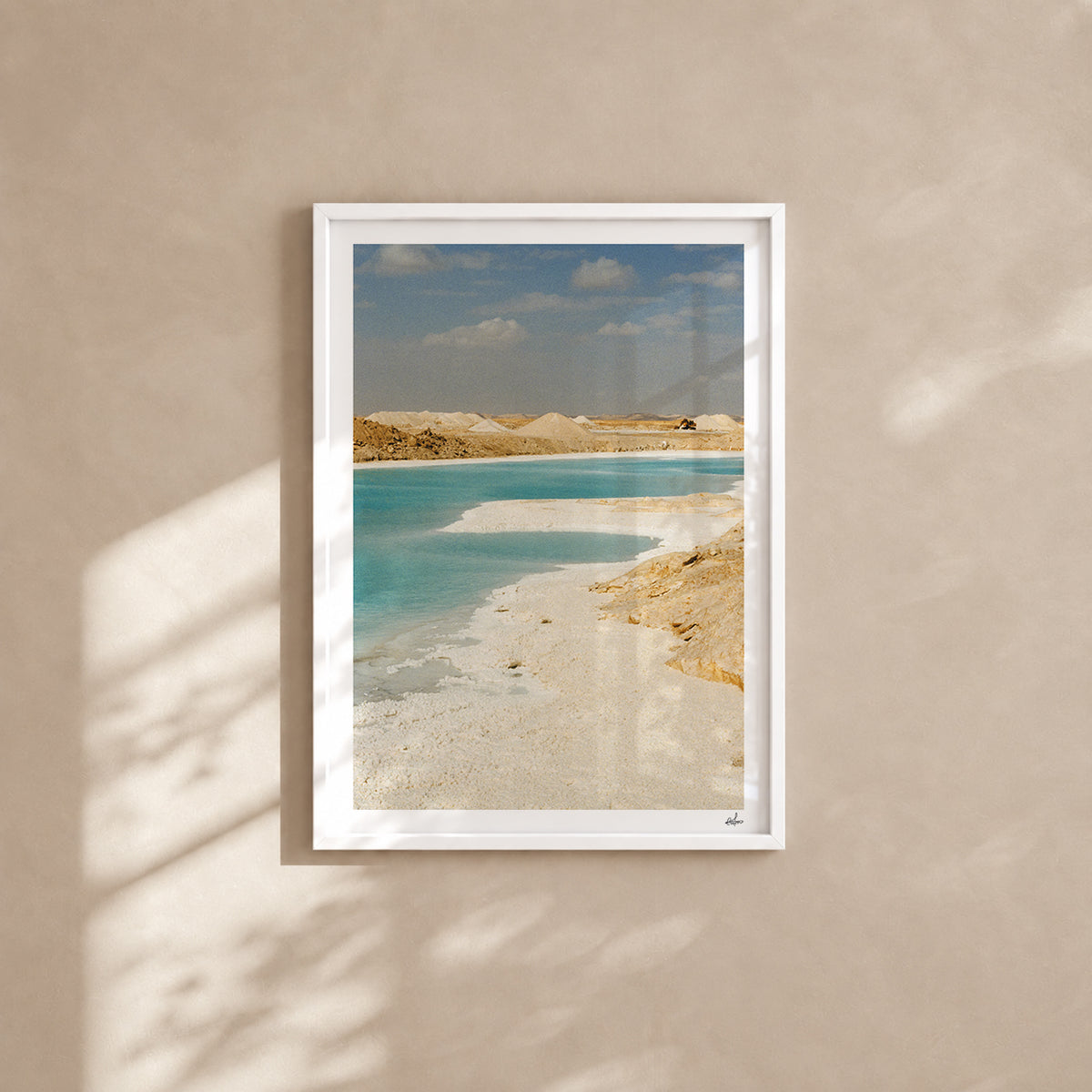 Egypt Travel Fine Art Print — Salt Lake | Analog Film Photography | Egypt Desert Wall Art