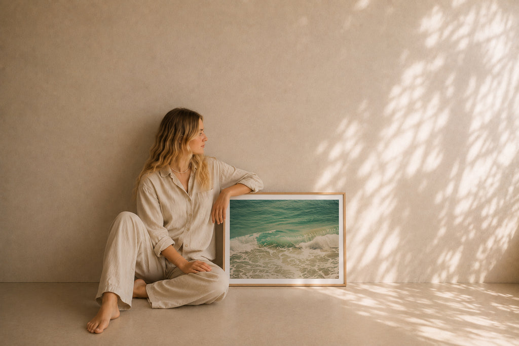 Portugal Fine Art Print - Lagos Wave Break | Analog Film Photography | Algarve Wall Art