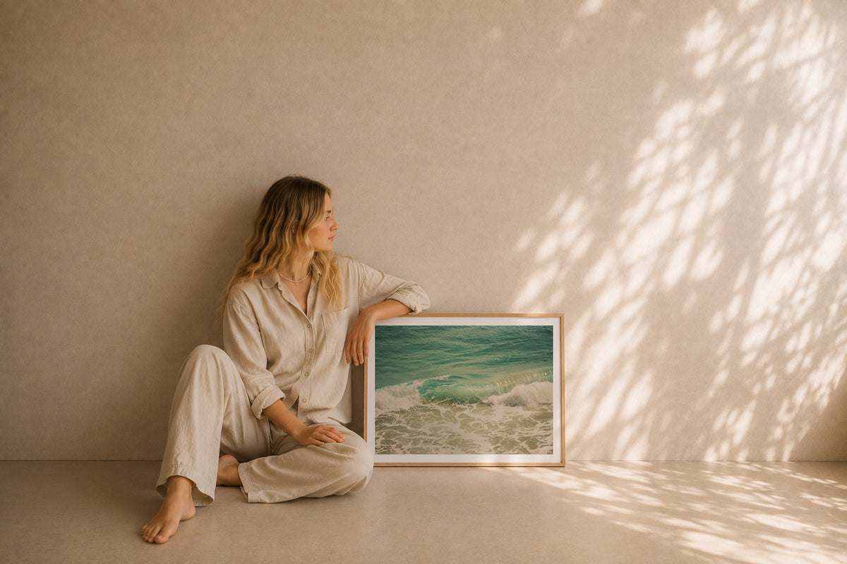 Portugal Fine Art Print - Lagos Wave Break | Analog Film Photography | Algarve Wall Art