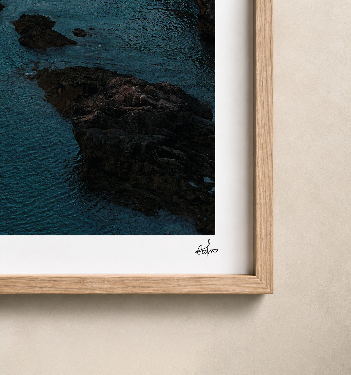 Portugal Fine Art Print - Ilha da Berlenga Sunlit Rock | Analog Film Photography | Silver Coast Wall Art