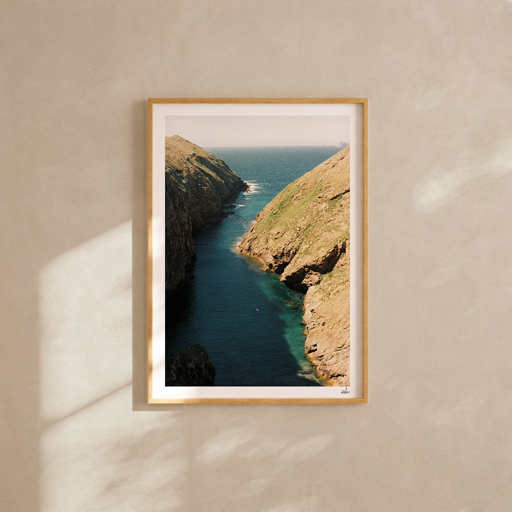 Portugal Fine Art Print - Ilha da Berlenga Inlet | Analog Film Photography | Silver Coast Wall Art