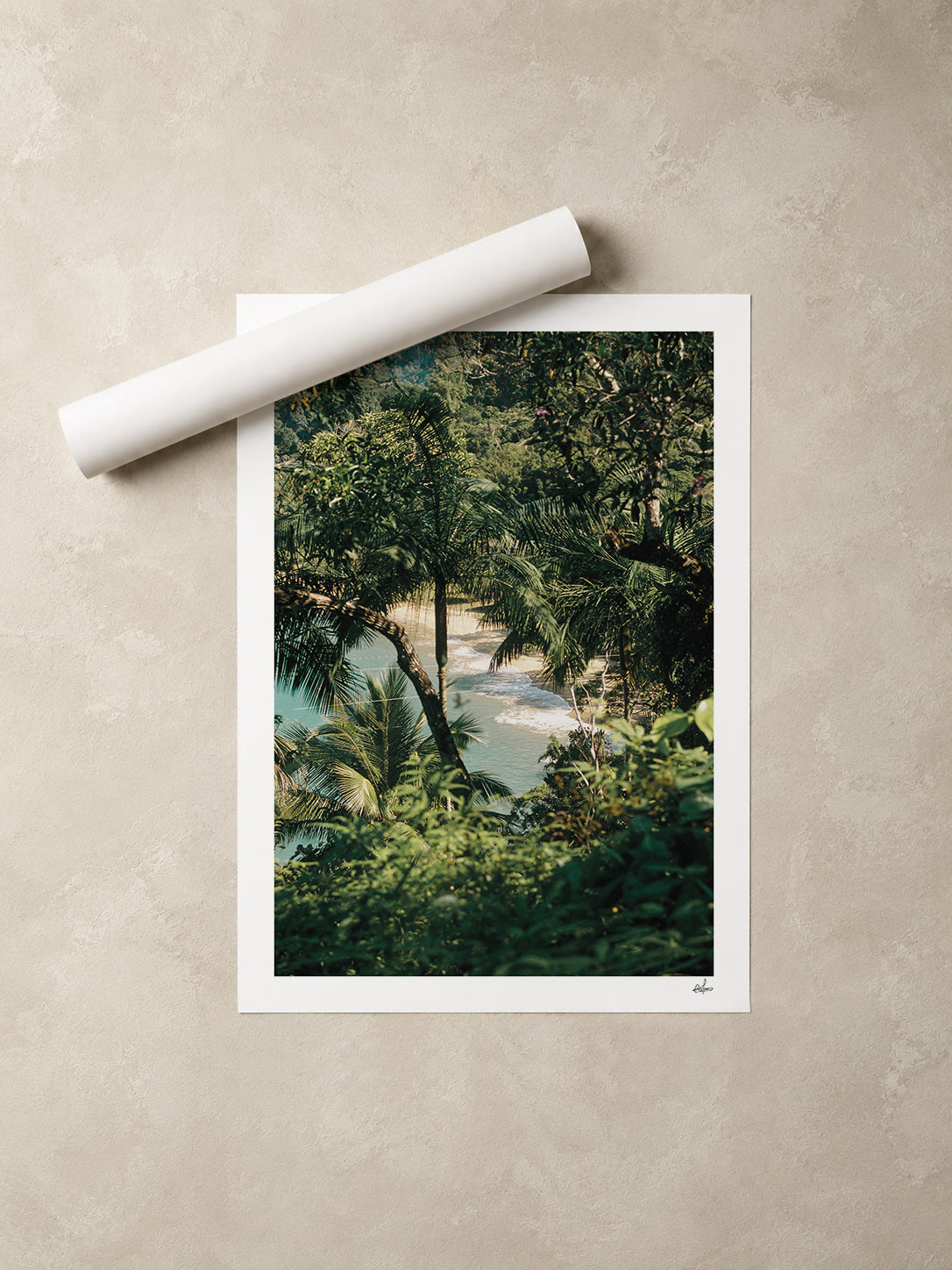 Brazil Fine Art Print - Ubatuba Hidden Beach | Analog Film Photography | Tropical Wall Art