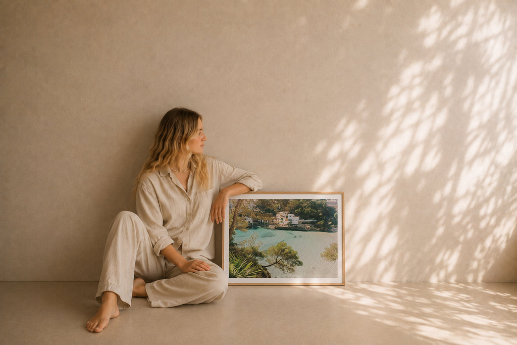 Mallorca Fine Art Print - Cala Santanyí Panorama | Analog Film Photography | Balearic Wall Art