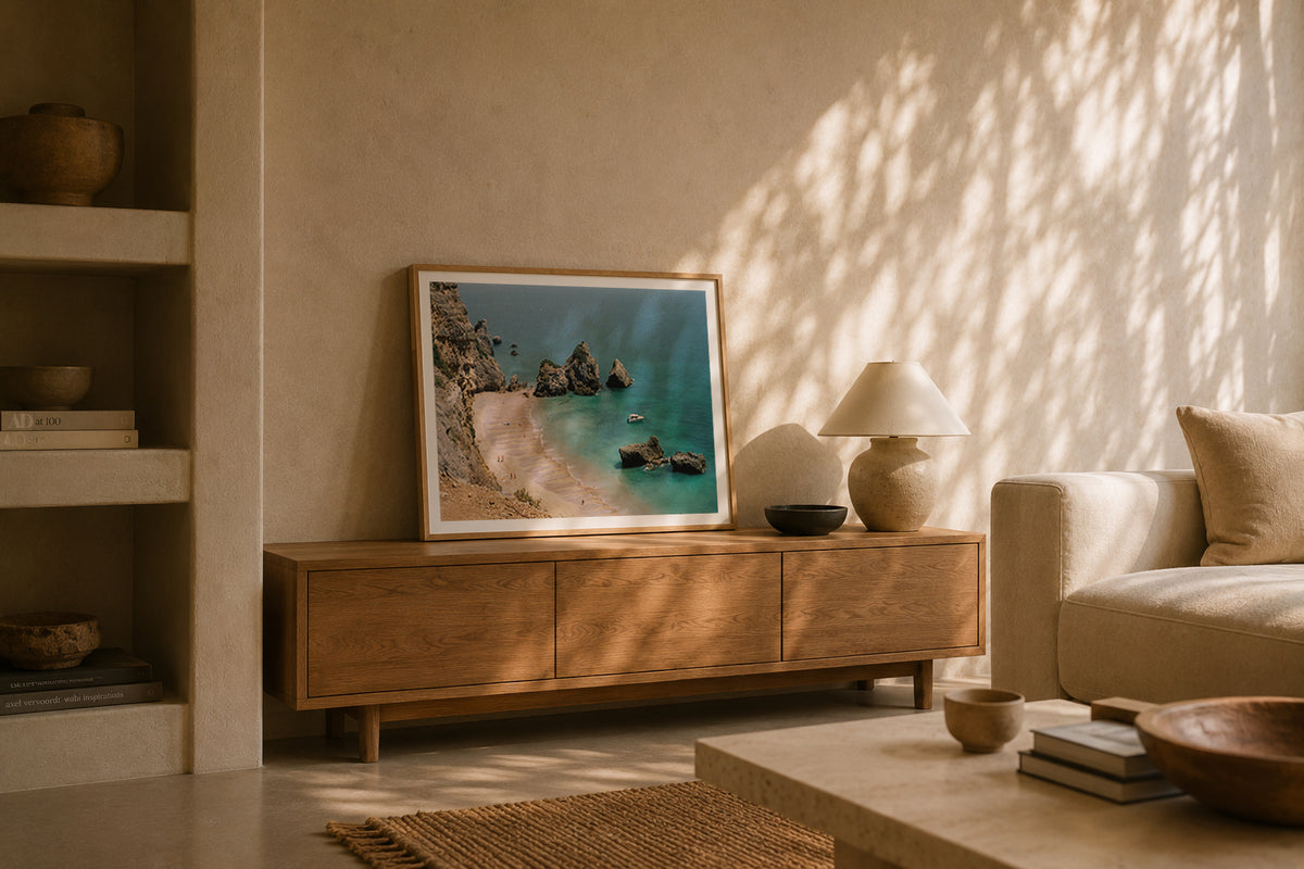 Portugal Fine Art Print - Praia da Ribeira do Cavalo | Analog Film Photography | Arrábida Wall Art