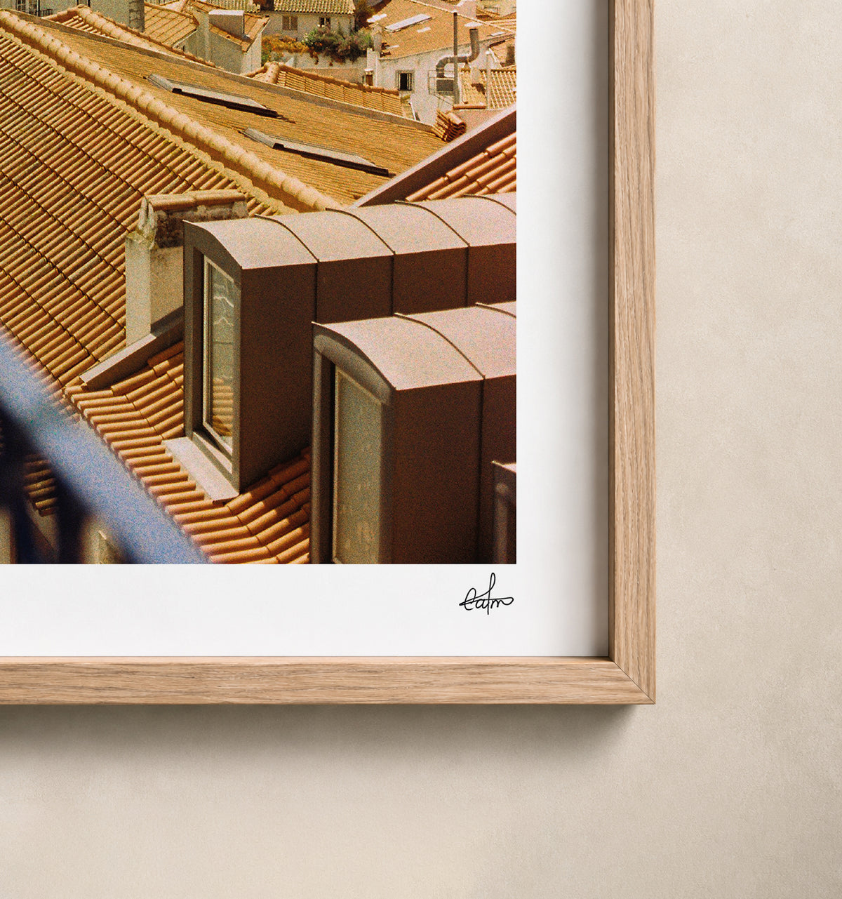 Portugal Fine Art Print - Lisboa Rooftops | Analog Film Photography | Lisbon Wall Art