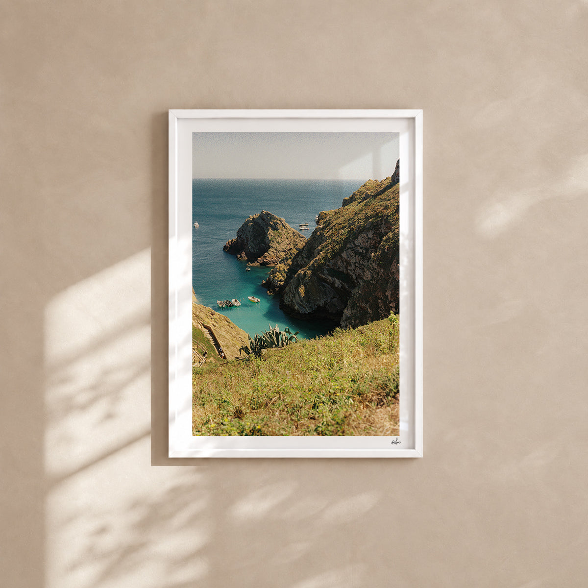 Portugal Fine Art Print - Ilha da Berlenga Anchorage | Analog Film Photography | Silver Coast Wall Art