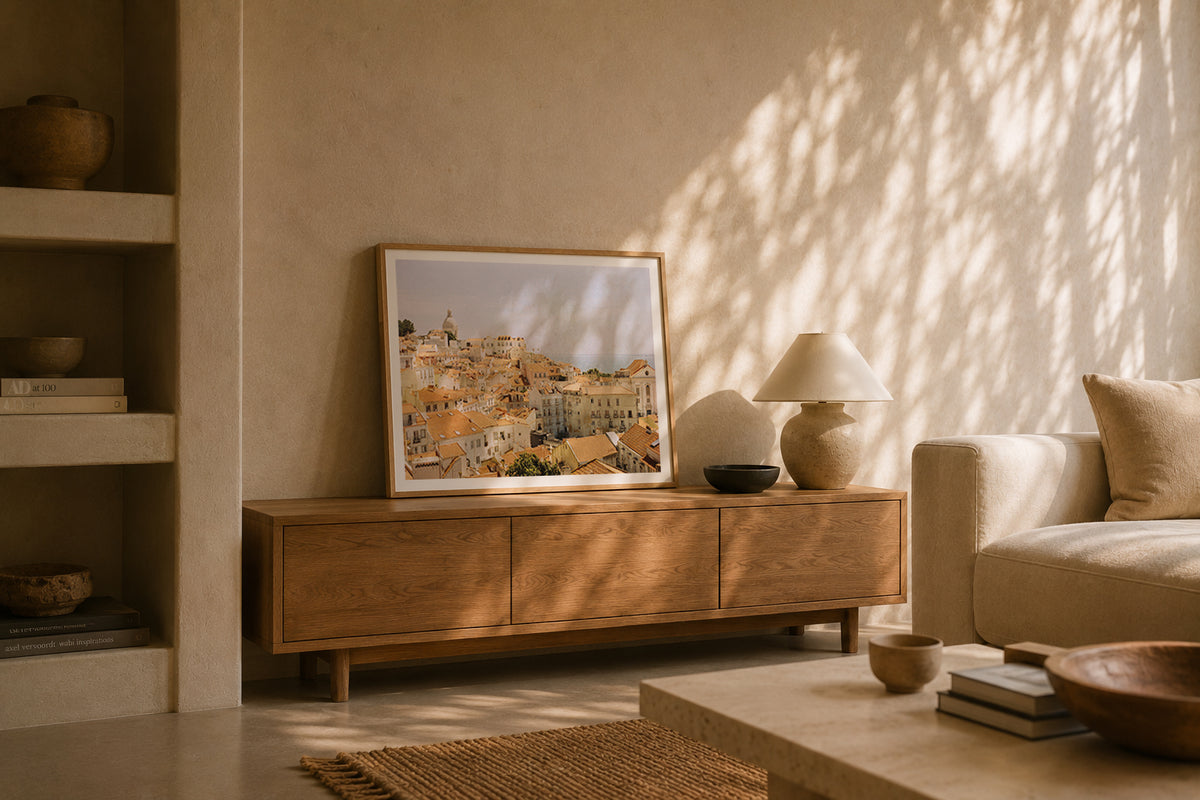 Portugal Fine Art Print - Lisboa Skyline | Analog Film Photography | Lisbon Wall Art