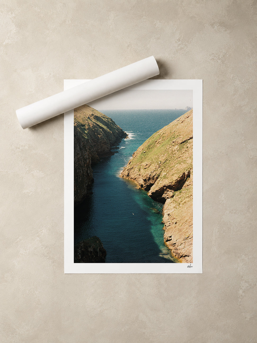Portugal Fine Art Print - Ilha da Berlenga Inlet | Analog Film Photography | Silver Coast Wall Art