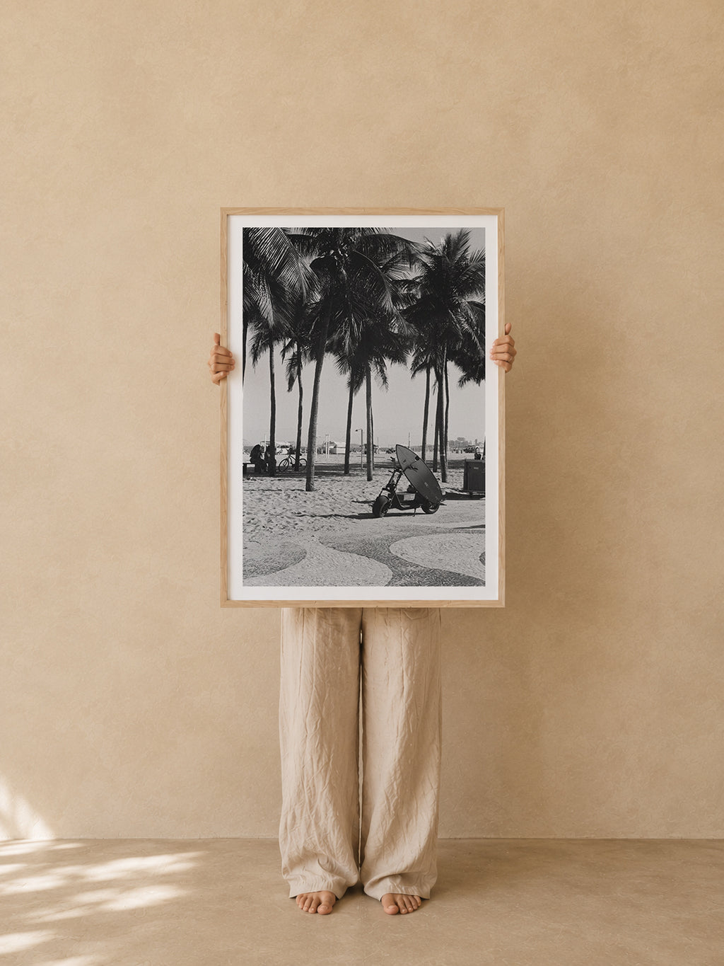 Brazil Fine Art Print - Copacabana Beach | Black & White Analog Film Photography | Rio de Janeiro Wall Art