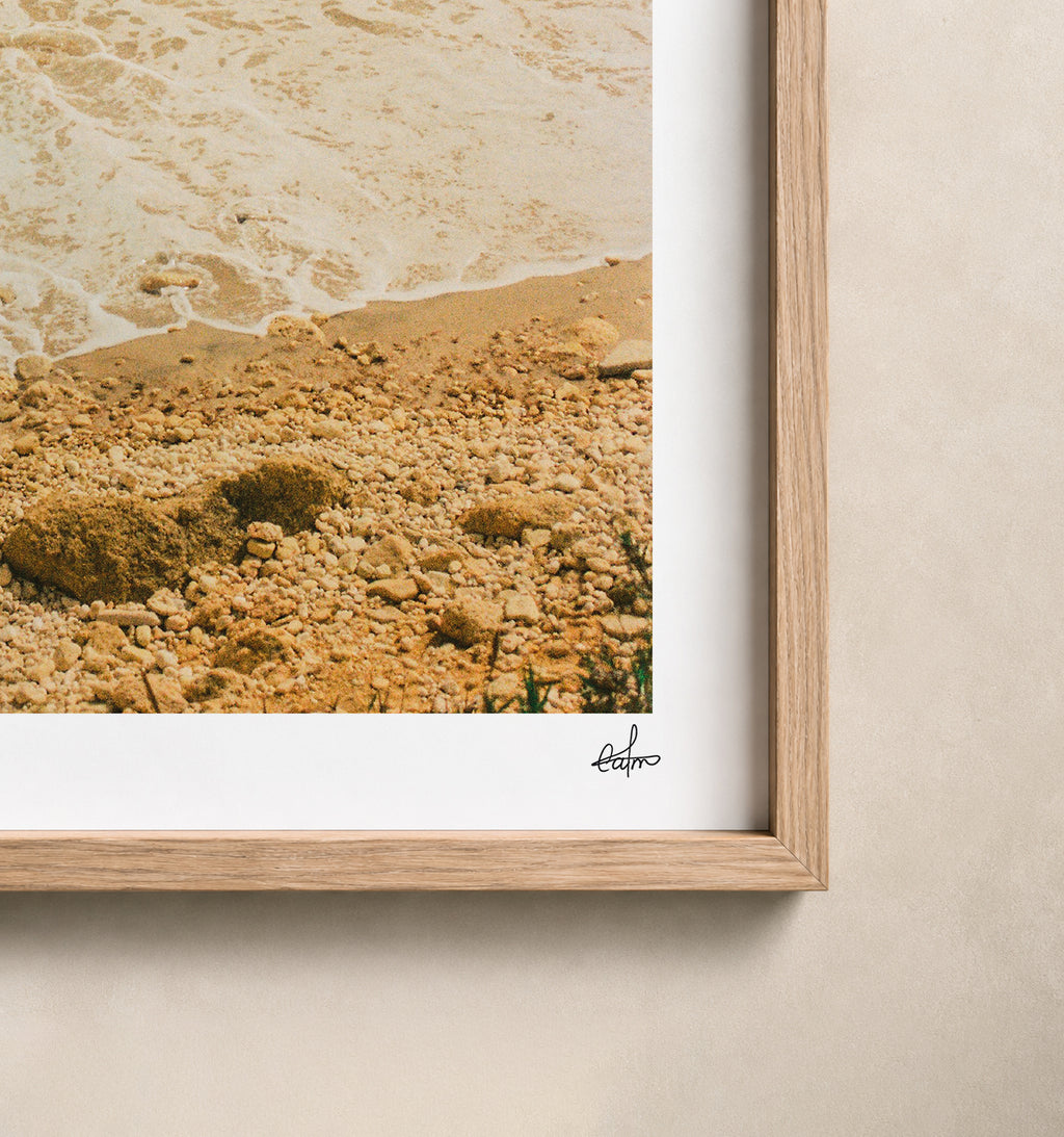 Portugal Fine Art Print - Lagos Aerial Swim | Analog Film Photography | Algarve Wall Art