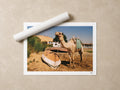 Egypt Travel Fine Art Print — Aswan River Camel | Analog Film Photography | Nile River Wall Art