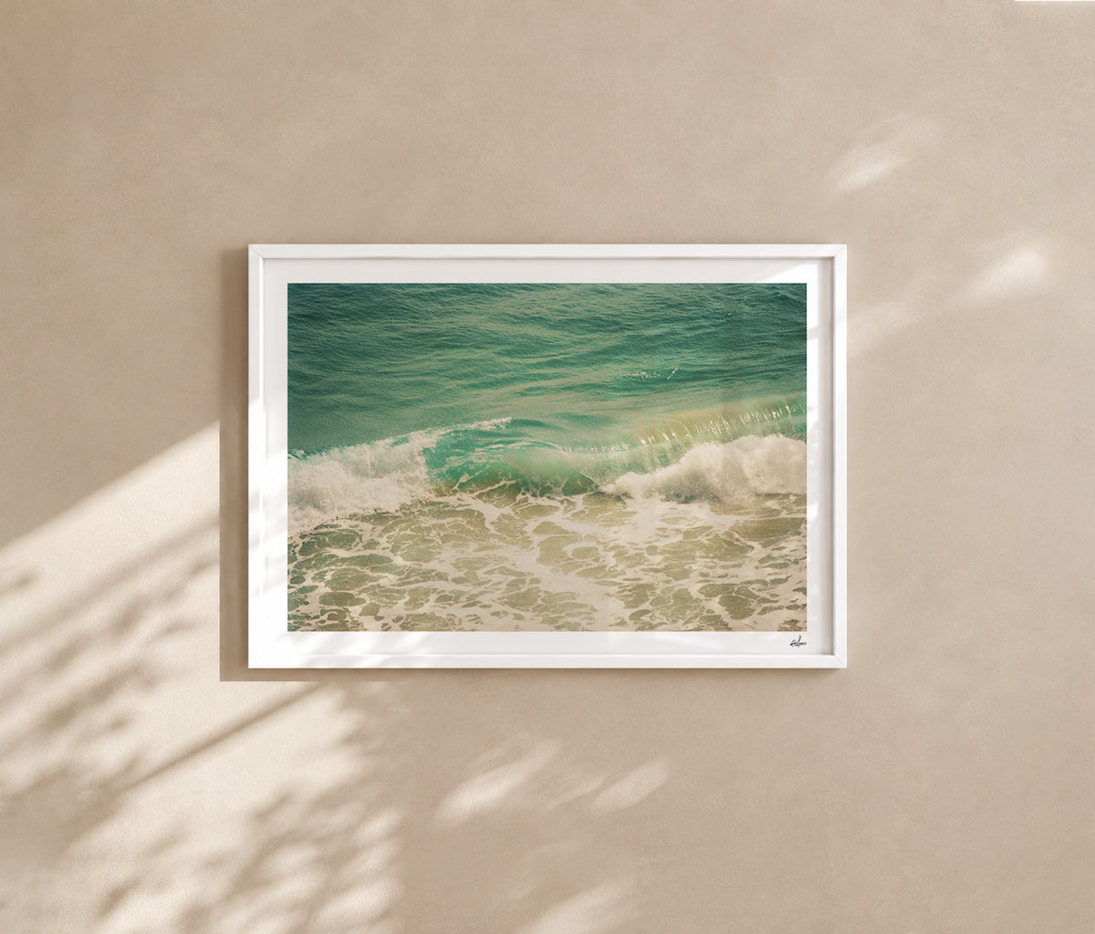 Portugal Fine Art Print - Lagos Wave Break | Analog Film Photography | Algarve Wall Art