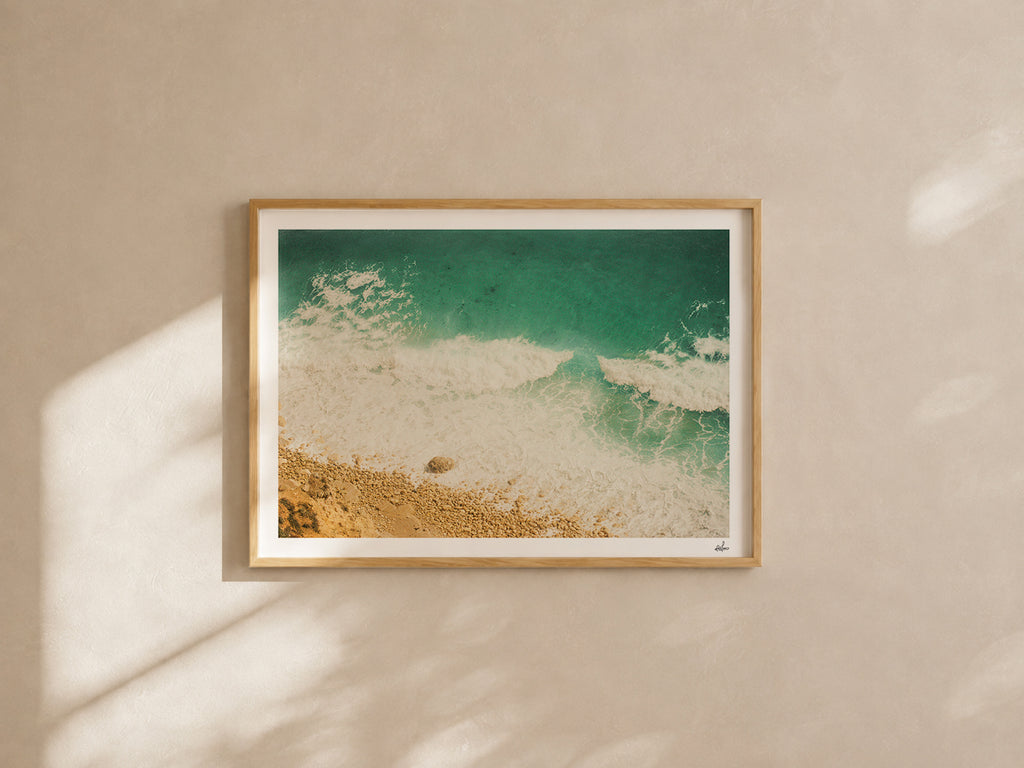 Portugal Fine Art Print - Lagos Wave | Analog Film Photography | Algarve Wall Art