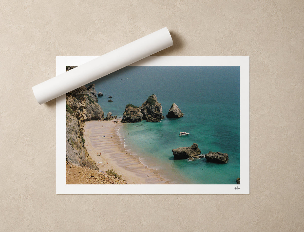 Portugal Fine Art Print - Praia da Ribeira do Cavalo | Analog Film Photography | Arrábida Wall Art