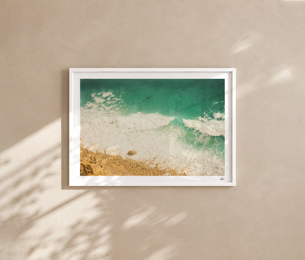 Portugal Fine Art Print - Lagos Wave | Analog Film Photography | Algarve Wall Art