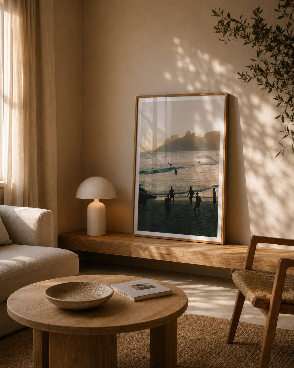 Brazil Fine Art Print - Ipanema Blue Hour | Colour Analog Film Photography | Rio de Janeiro Wall Art