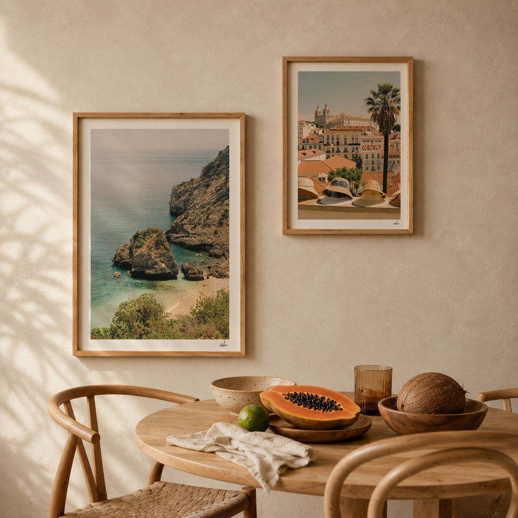 Portugal Fine Art Print - Lisboa Alfama Hats | Analog Film Photography | Lisbon Wall Art