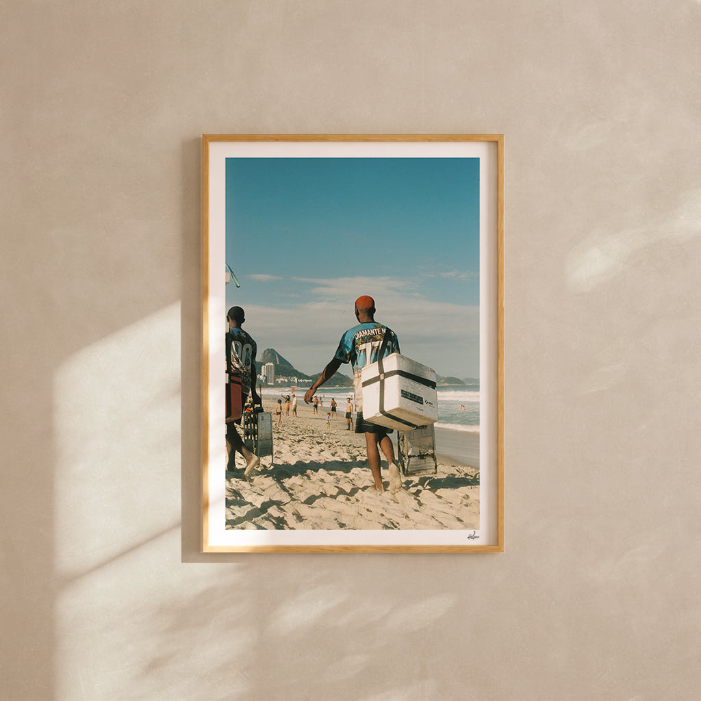 Brazil Fine Art Print - Copacabana Street Life | Analog Film Photography | Rio de Janeiro Wall Art