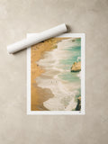 Portugal Fine Art Print - Lagos Summer Crowds | Analog Film Photography | Algarve Wall Art