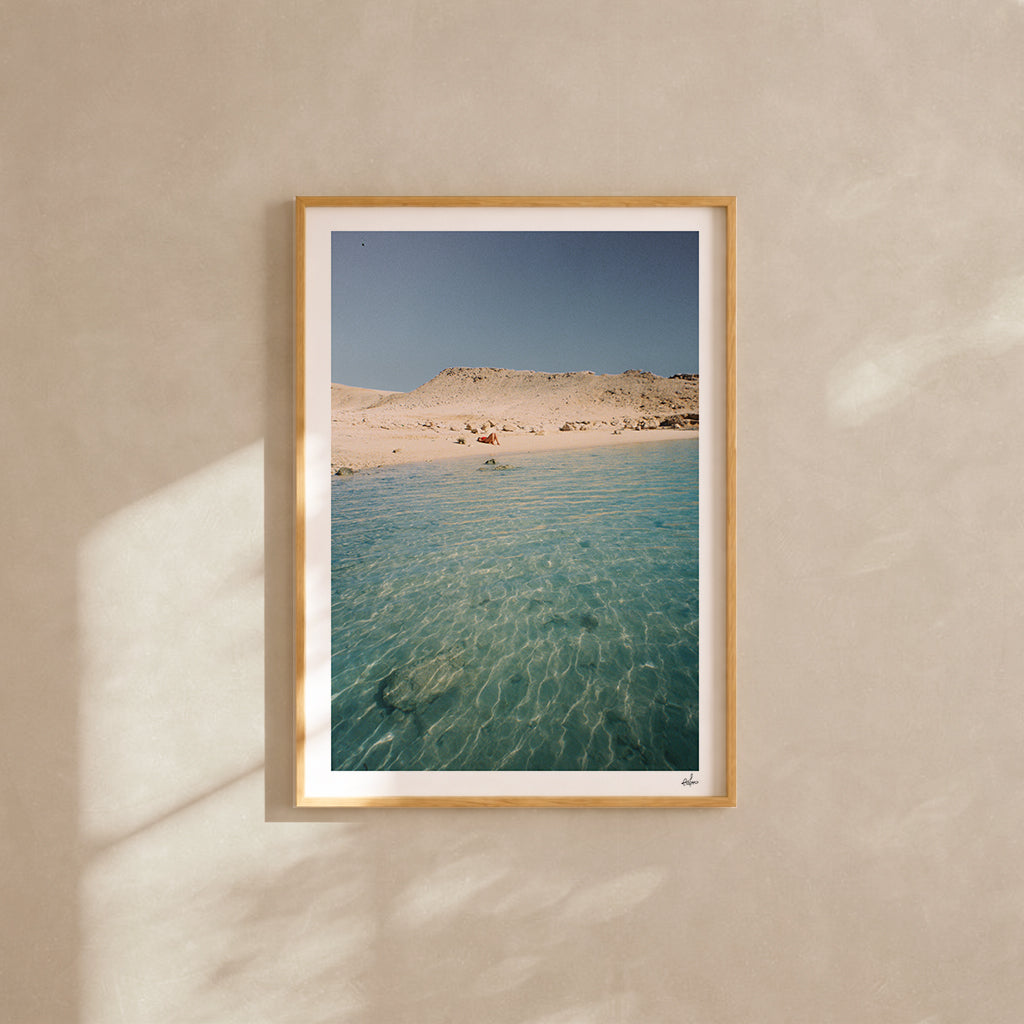 Egypt Travel Fine Art Print — Orange Bay Hurghada | Analog Film Photography | Red Sea Wall Art