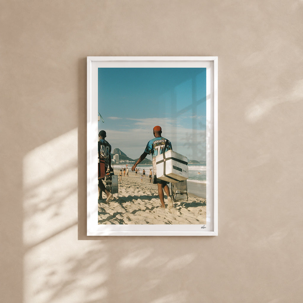 Brazil Fine Art Print - Copacabana Street Life | Analog Film Photography | Rio de Janeiro Wall Art