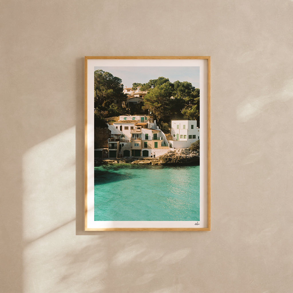 Mallorca Fine Art Print - Cala Santanyí Terraces | Analog Film Photography | Balearic Wall Art