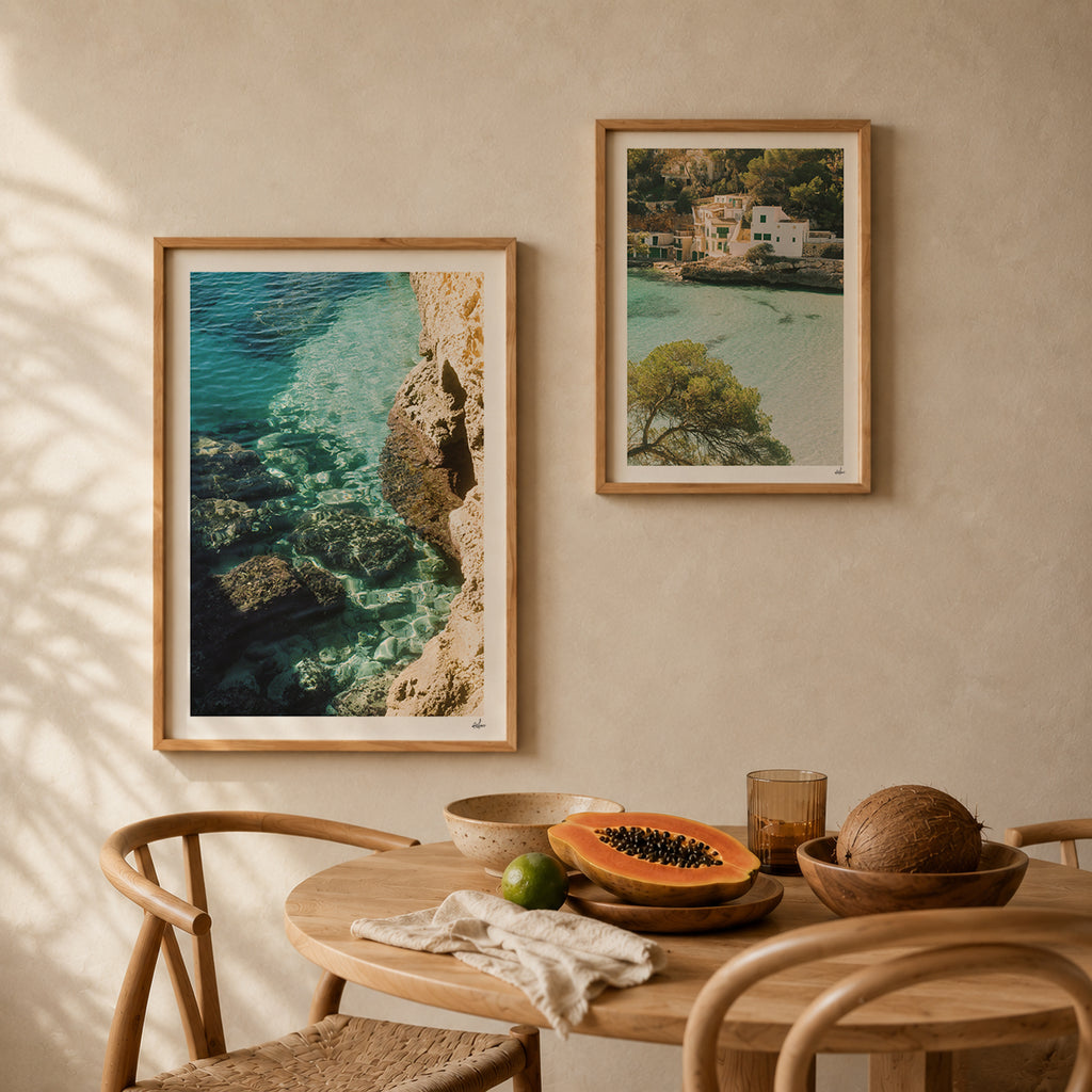 Mallorca Fine Art Print - Cala Santanyí Cove | Analog Film Photography | Balearic Wall Art