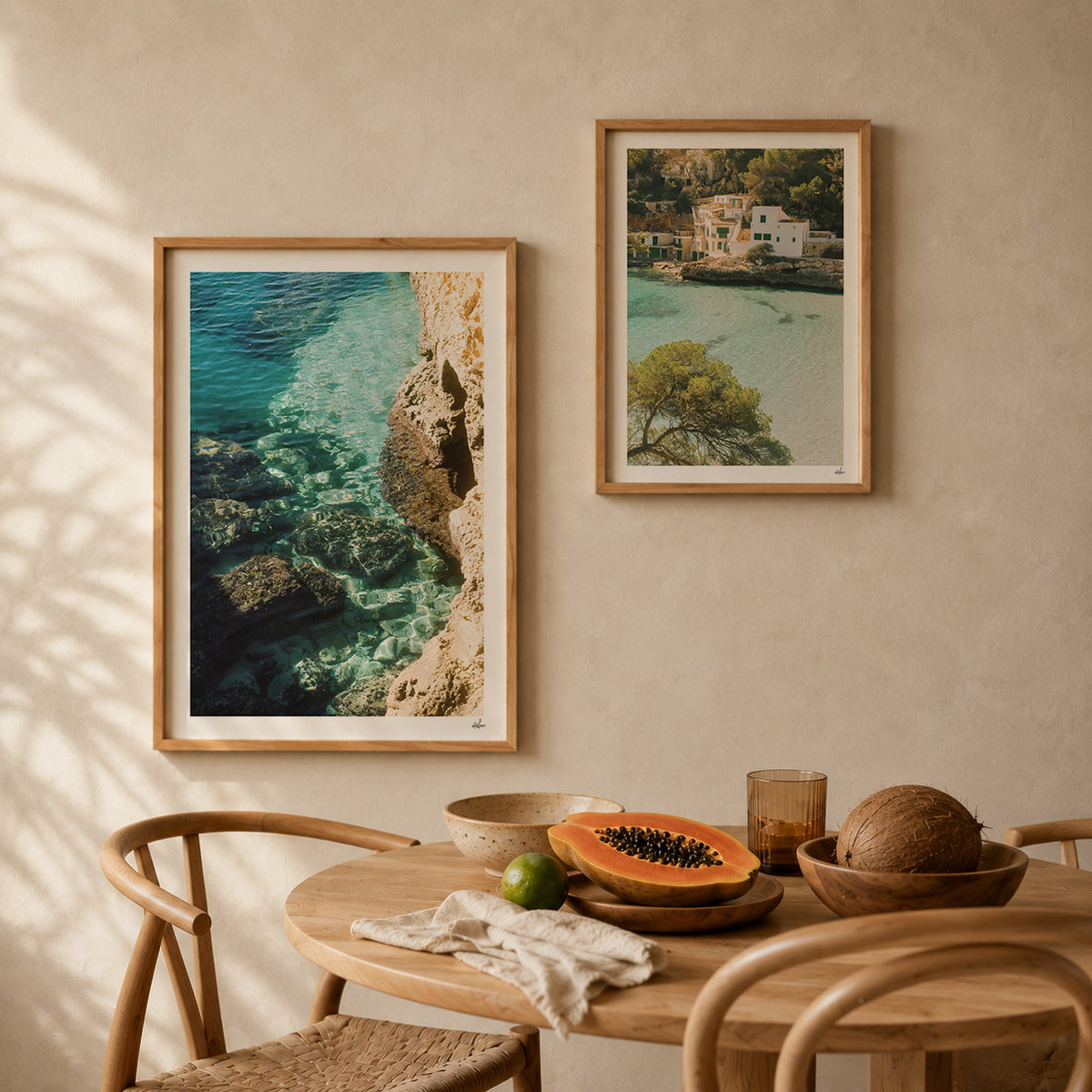 Mallorca Fine Art Print - Cala Santanyí Cove | Analog Film Photography | Balearic Wall Art