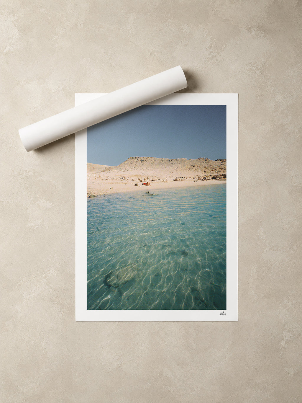 Egypt Travel Fine Art Print — Orange Bay Hurghada | Analog Film Photography | Red Sea Wall Art