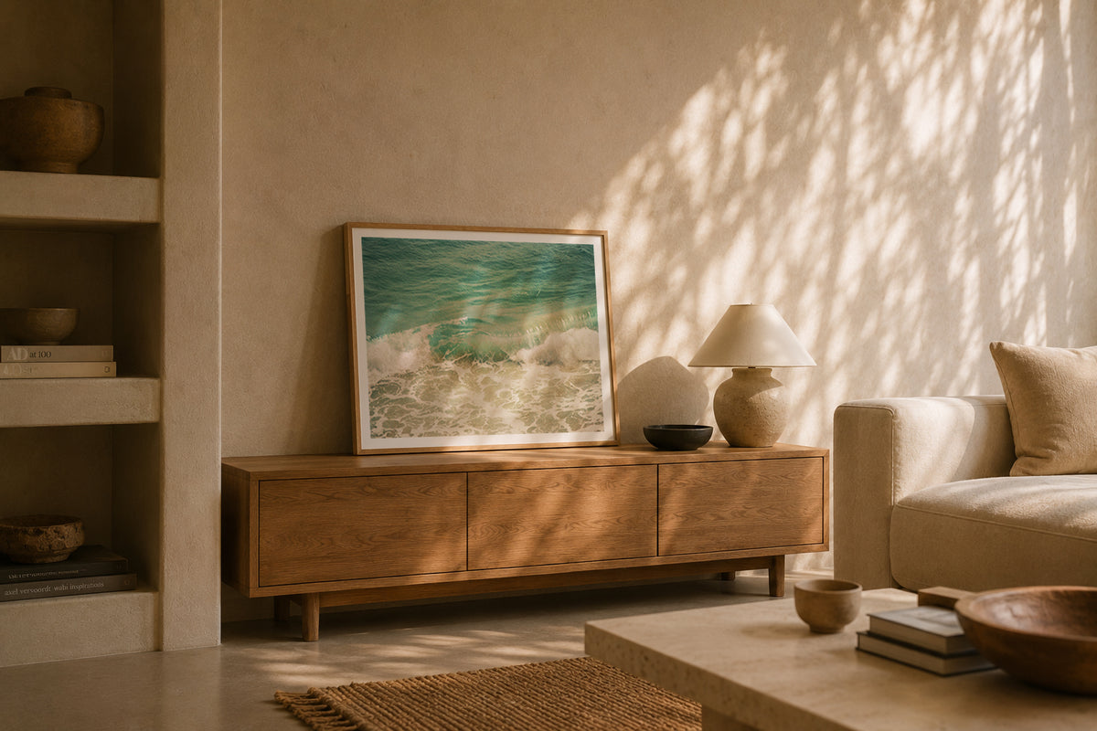 Portugal Fine Art Print - Lagos Wave Break | Analog Film Photography | Algarve Wall Art