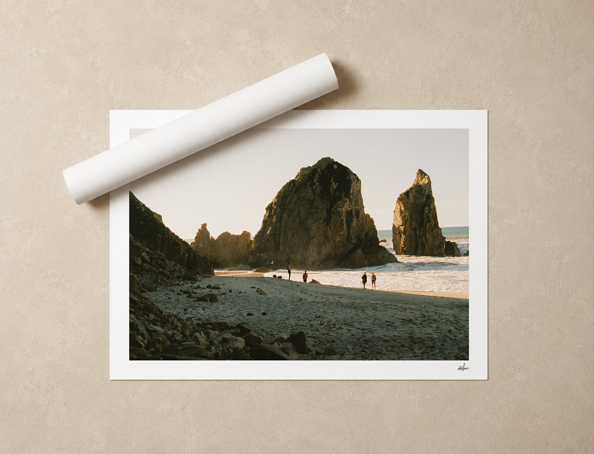 Portugal Fine Art Print - Praia da Ursa Panorama | Analog Film Photography | Sintra Wall Art