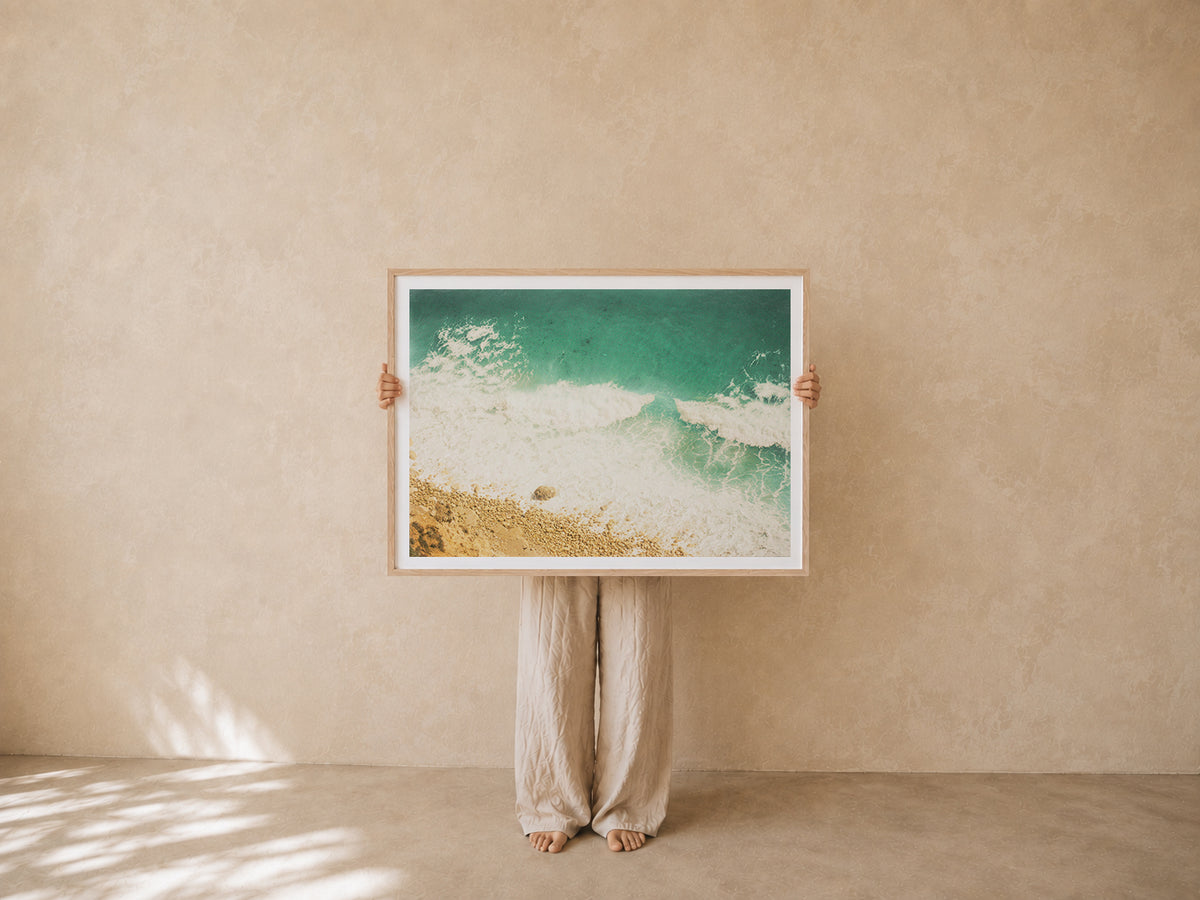 Portugal Fine Art Print - Lagos Wave | Analog Film Photography | Algarve Wall Art