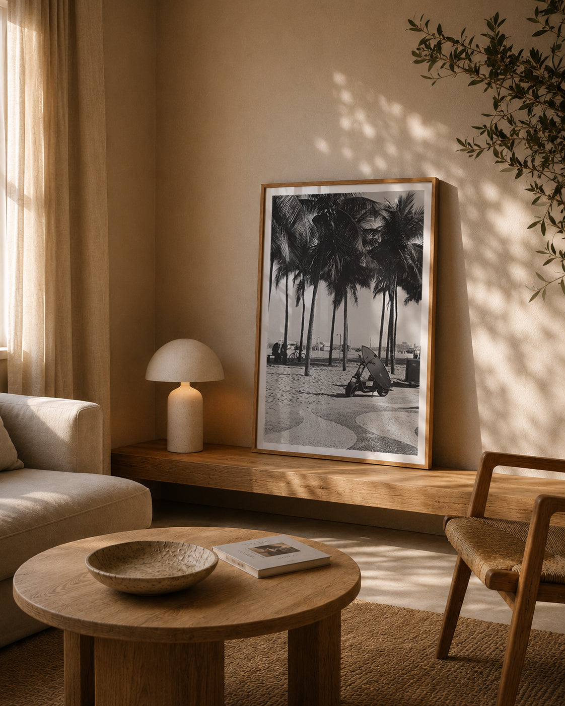 Brazil Fine Art Print - Copacabana Beach | Black & White Analog Film Photography | Rio de Janeiro Wall Art