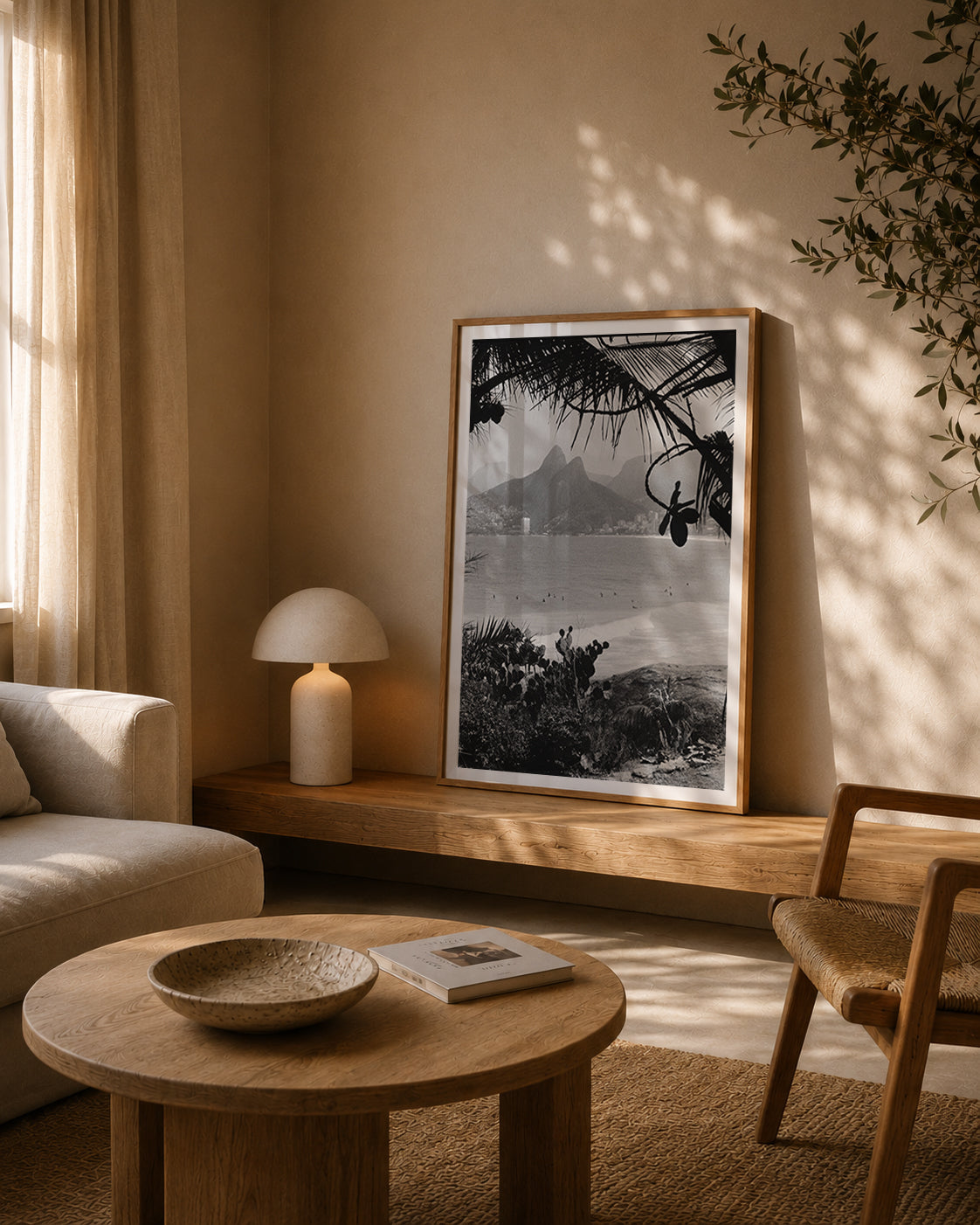 Brazil Fine Art Print - Ipanema Beach | Black & White Analog Film Photography | Rio de Janeiro Wall Art
