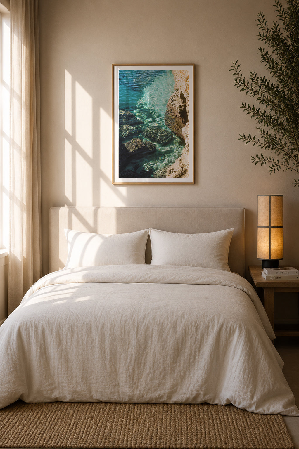 Mallorca Fine Art Print - Turquoise Rocks | Analog Film Photography | Balearic Wall Art