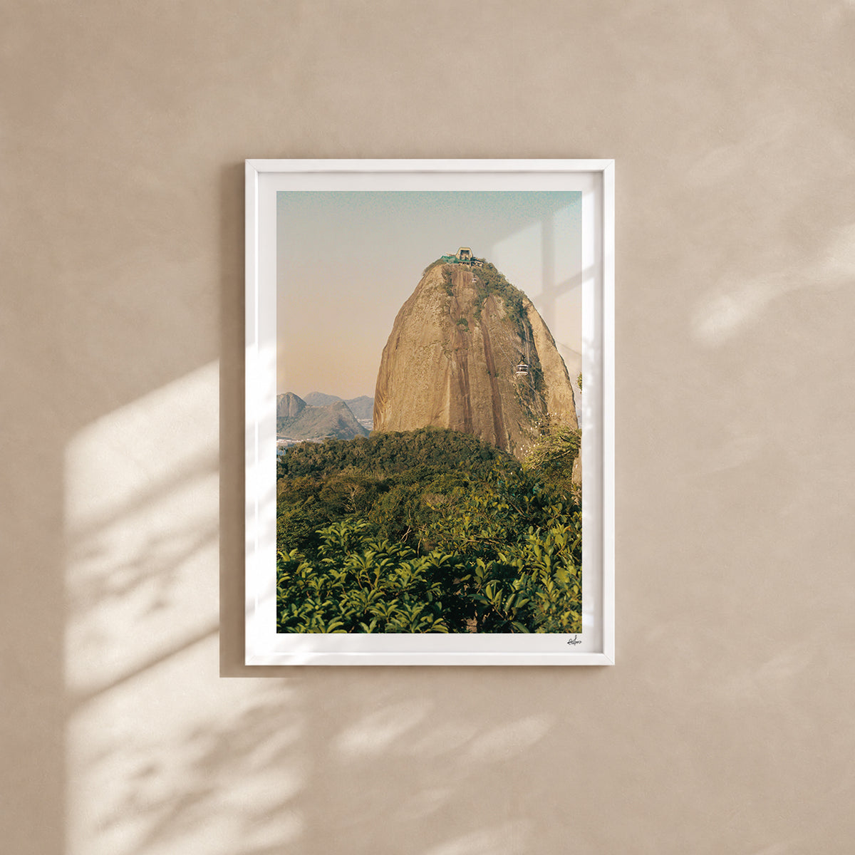 Brazil Fine Art Print - Sugar Loaf Cable Car View | Analog Film Photography | Rio de Janeiro Wall Art