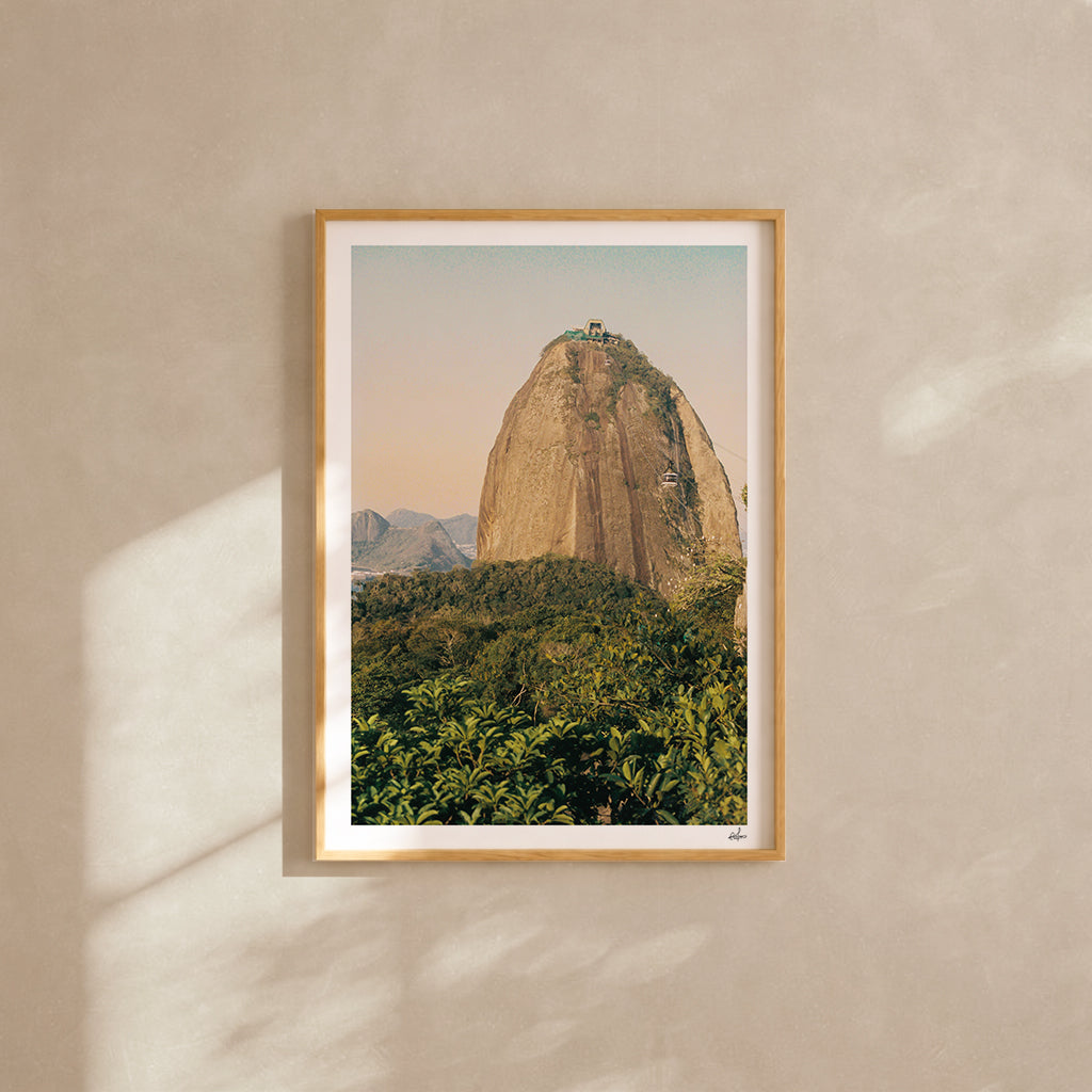 Brazil Fine Art Print - Sugar Loaf Cable Car View | Analog Film Photography | Rio de Janeiro Wall Art