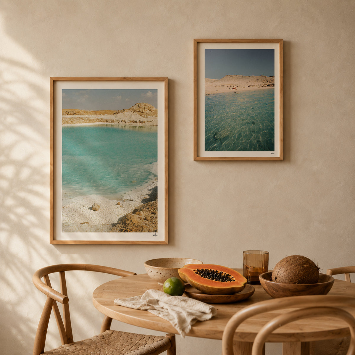 Egypt Travel Fine Art Print — Siwa Oasis Salt Lake | Analog Film Photography | Egypt Desert Wall Art