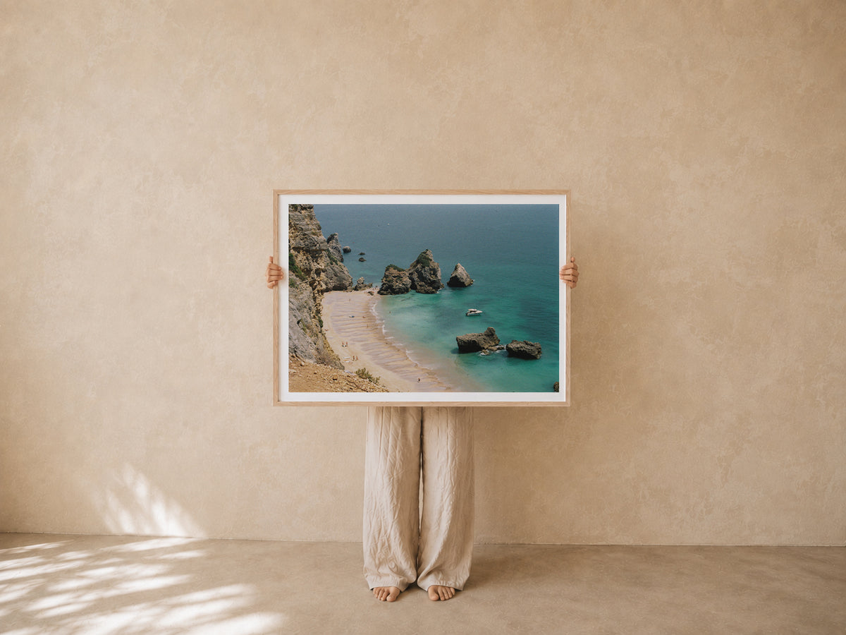 Portugal Fine Art Print - Praia da Ribeira do Cavalo | Analog Film Photography | Arrábida Wall Art