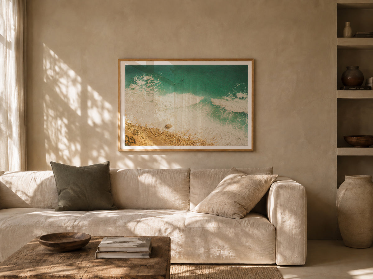 Portugal Fine Art Print - Lagos Wave | Analog Film Photography | Algarve Wall Art