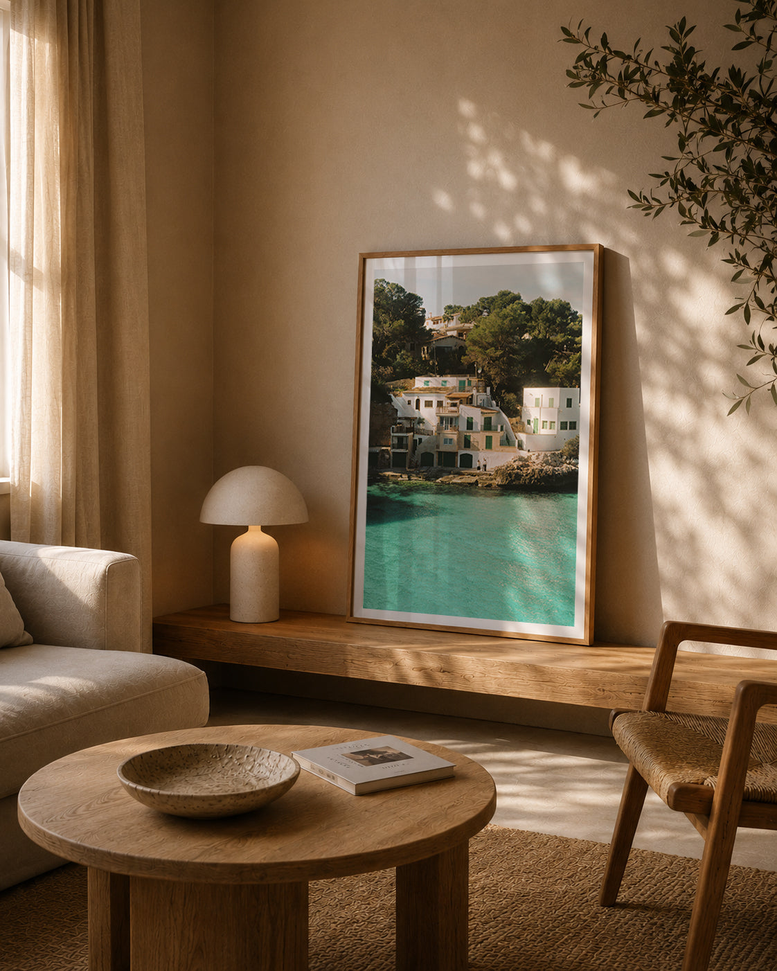 Mallorca Fine Art Print - Cala Santanyí Terraces | Analog Film Photography | Balearic Wall Art