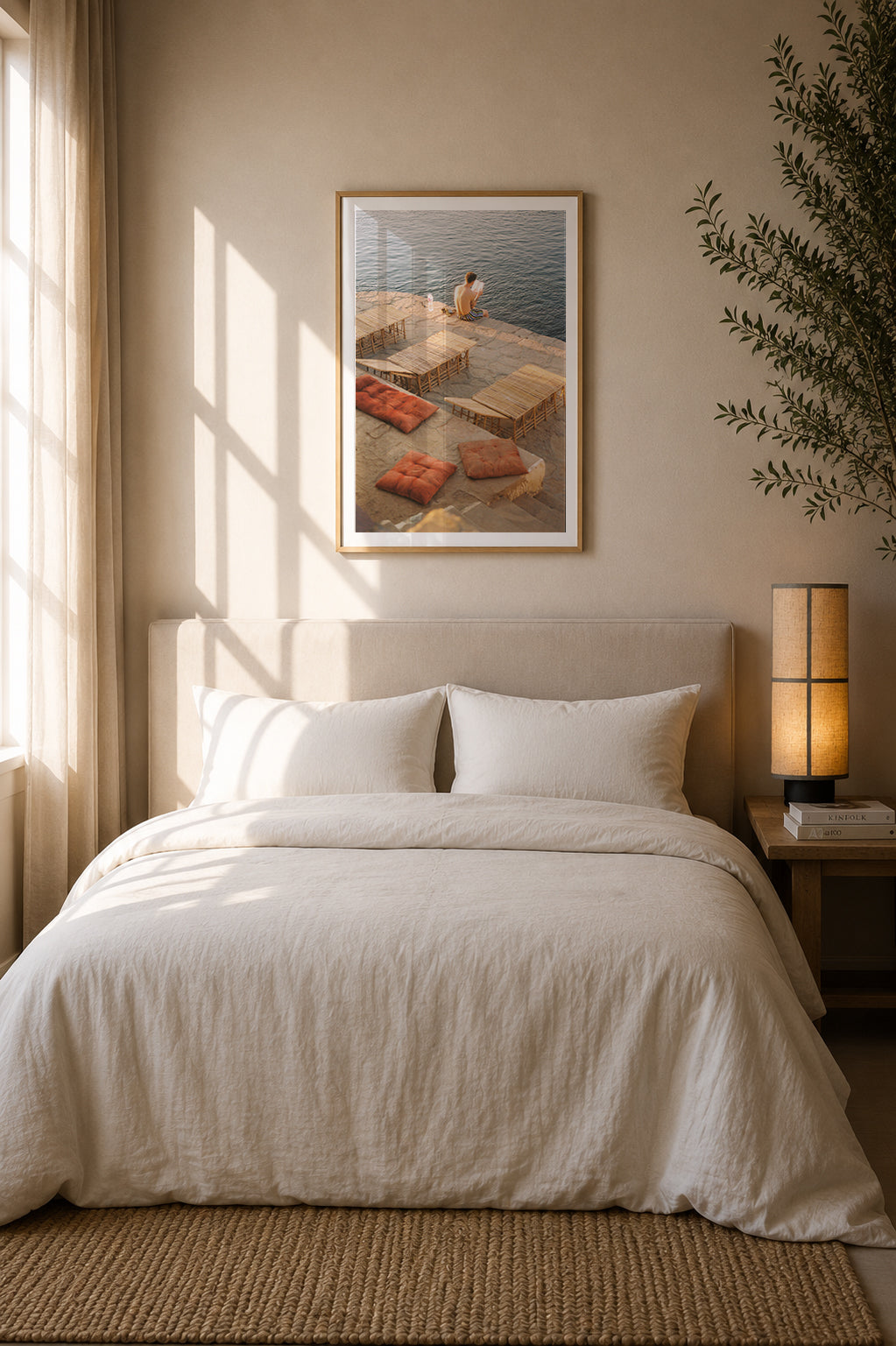 Egypt Travel Fine Art Print — Nile River Terrace | Analog Photography | Egypt Wall Art