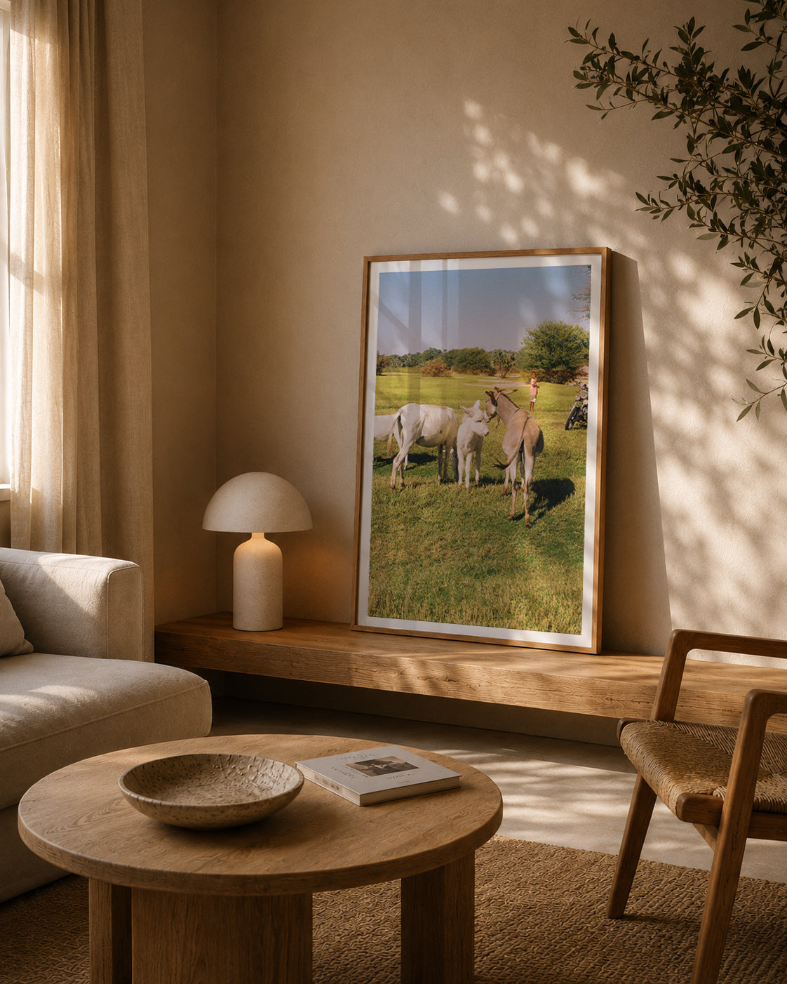 Egypt Travel Fine Art Print — Aswan Countryside | Analog Film Photography | Egypt Wall Art
