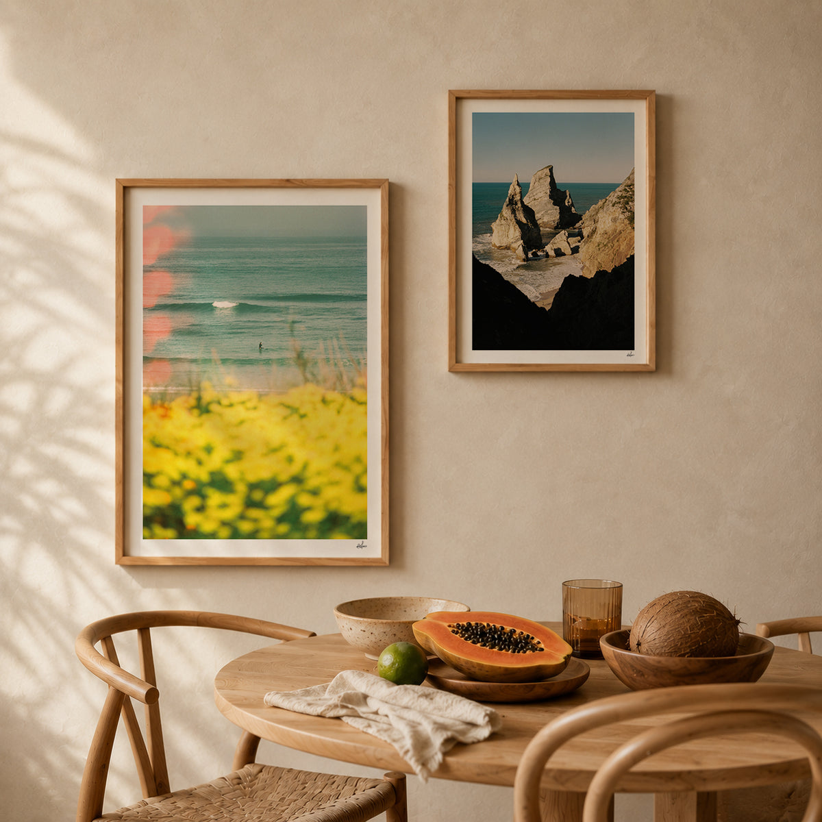 Portugal Fine Art Print - Peniche Wildflowers | Analog Film Photography | Silver Coast Wall Art