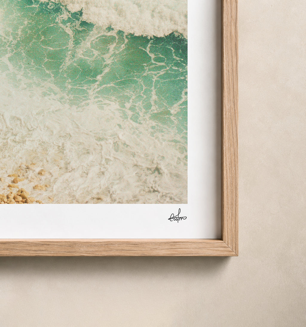 Portugal Fine Art Print - Lagos Wave Break | Analog Film Photography | Algarve Wall Art