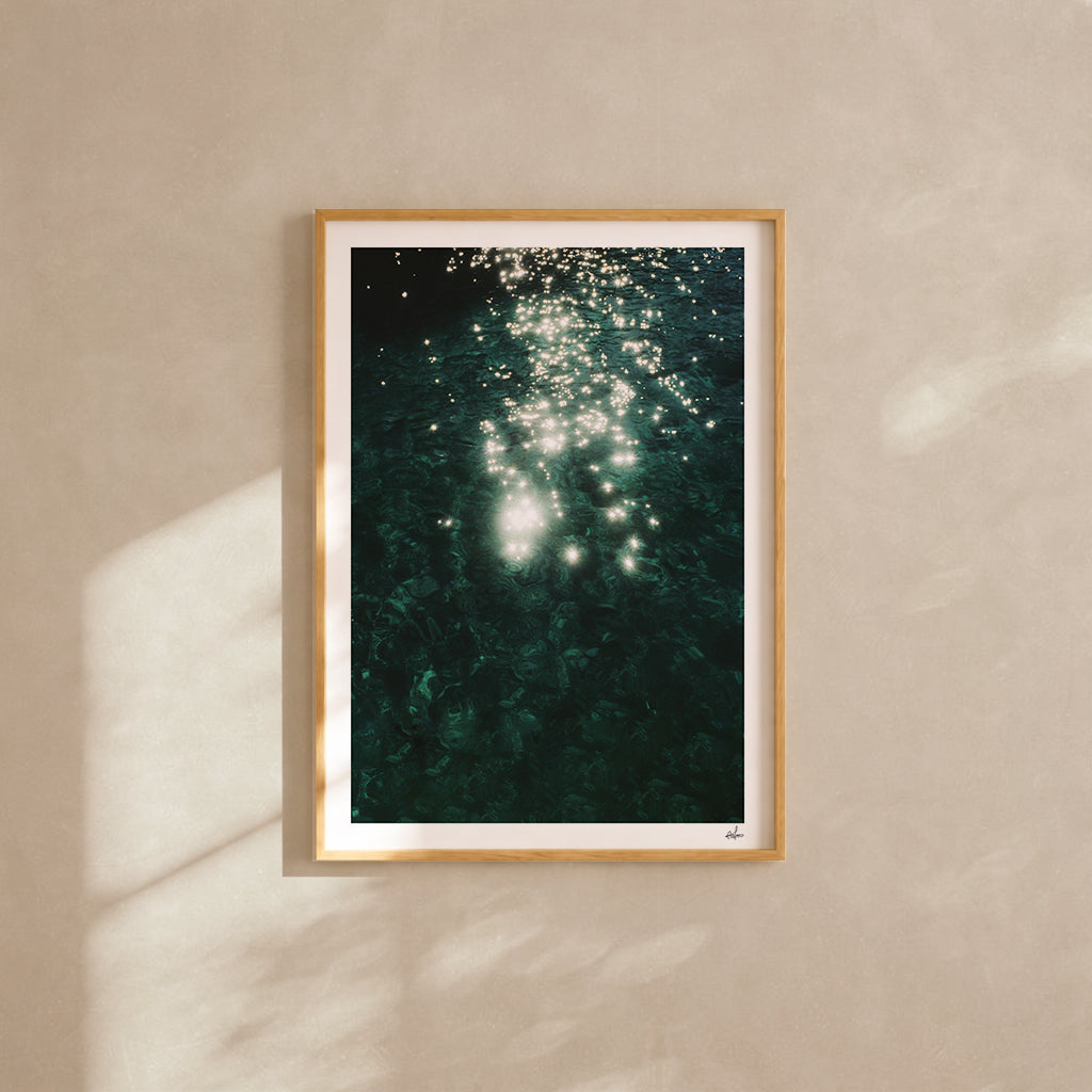 Mallorca Fine Art Print - Sea Sparkle | Analog Film Photography | Balearic Wall Art