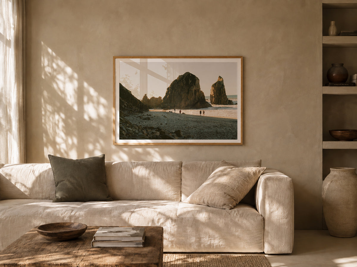Portugal Fine Art Print - Praia da Ursa Panorama | Analog Film Photography | Sintra Wall Art