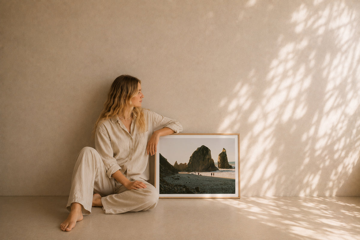Portugal Fine Art Print - Praia da Ursa Panorama | Analog Film Photography | Sintra Wall Art
