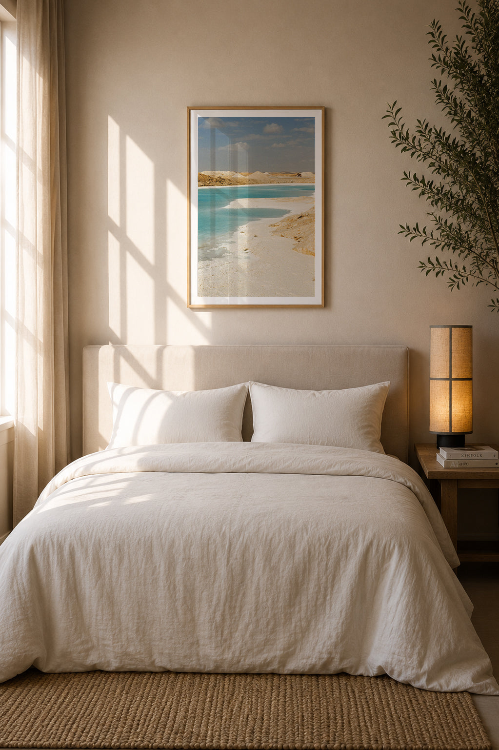Egypt Travel Fine Art Print — Salt Lake | Analog Film Photography | Egypt Desert Wall Art